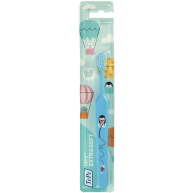 TePe Mini Extra Soft Pingvin Toothbrush - Blue