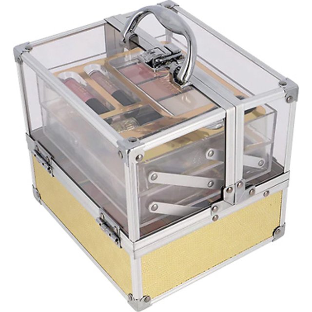 64-Piece Glam Acrylic Vanity Organiser Case Set