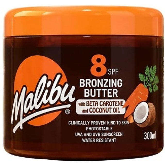 Malibu SPF 8 Bronzing Butter with Carotene & Coconut
