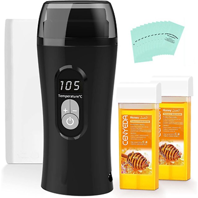 Digital Heated Waxing Roll-On Kit - Black or White