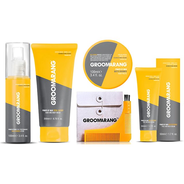 Groomarang Power of Man Grooming Kit - Up to 9 Items!