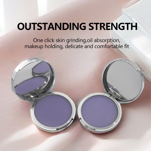 Lavender Matte Powder Purple Powder Oil Control Set Violet Matte Powder Frozen Delicate Makeup