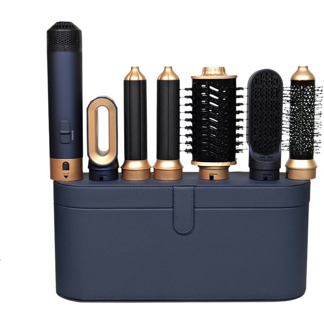6-in-1 Hair Styling Set With Multi-function Hair Dryer And Automatic Curling Wand