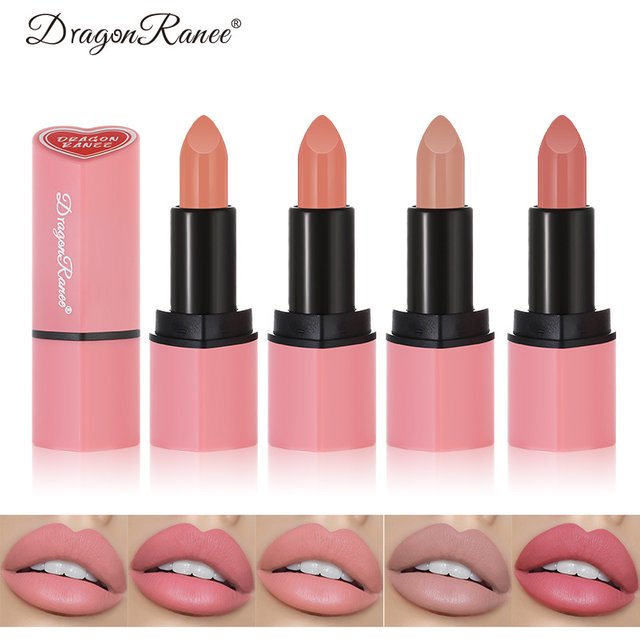 Heart-Shaped Velvet Matte Lipsticks for women - Available In Nude And Pink Shades