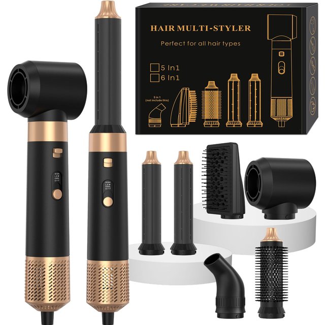 6-in-1 Hair Dryer 3-in-1 Straightener Automatic Curling Iron Personal Care Home Appliances