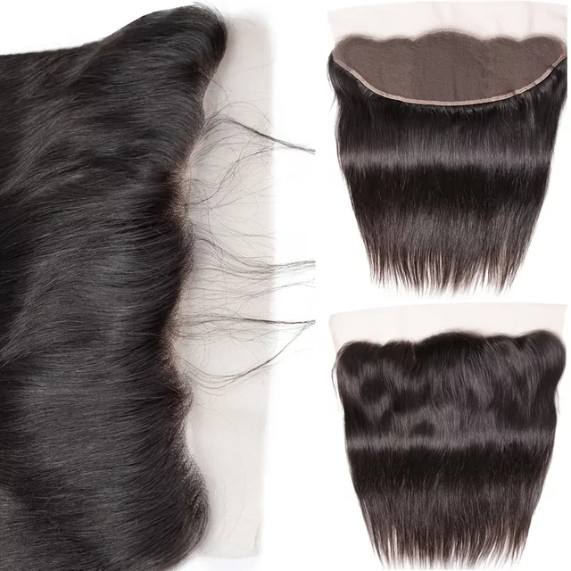 Brazilian Straight Hair Lace Frontal Remy Human Hair Closure