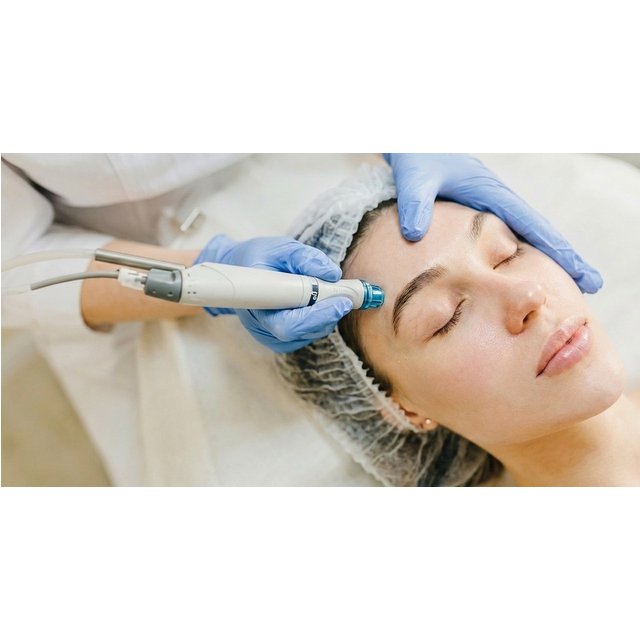 Limpieza facial con microdermoabrasión y tratamiento con máscara LED