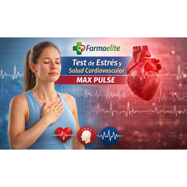Test de estrés y salud cardiovascular Max Pulse con masaje craneofacial