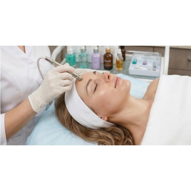 1 or 3 Microneedling Facial w/ RF Lifting or Serum & LED Light Therapy