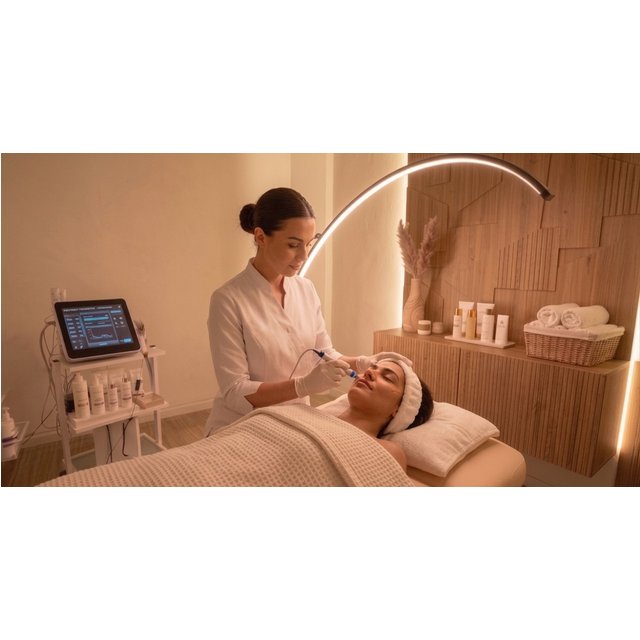 Limpieza facial con…