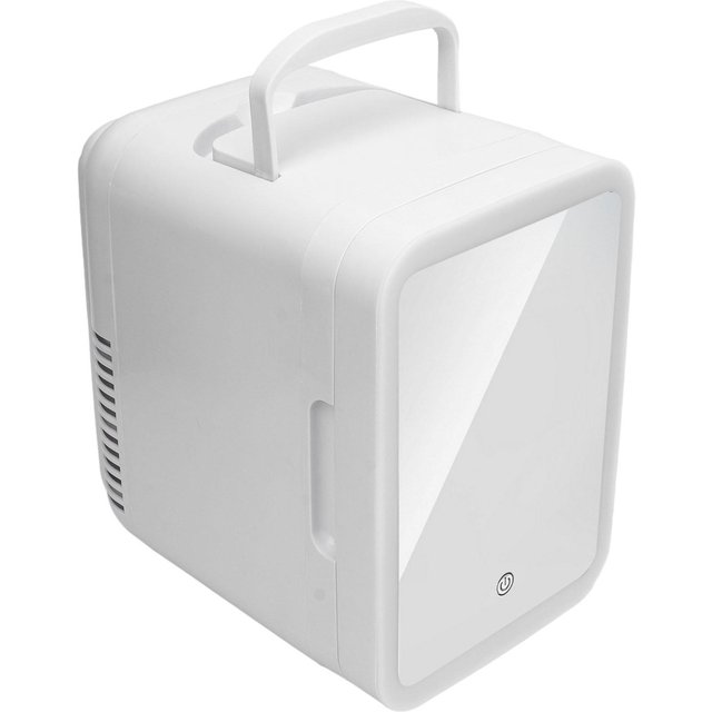 4L Make-up Aufbewahrung Mini Kühlschrank 12V LED HD Kühl- und Wärmegerät Versiegelter Schönheitskühlschrank für white