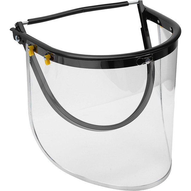 3PCS Casque de Sécurité Visière Faciale Adaptateur de Visière en Aluminium Protecteur Anti Poussière et Éclaboussures pour Casque de Sécurité Meulage Coupe gray
