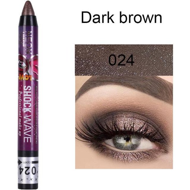 Crayon fard à paupières longue durée, 36 couleurs, pigment imperméable, bleu, marron, noir, stylo Eyeliner, mode pour femmes, maquillage pour les yeux, cosmétique