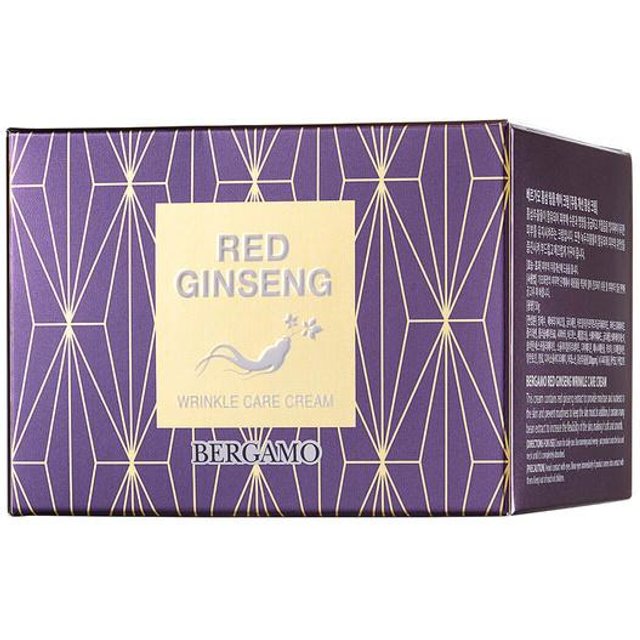 Bergamo Crème Visage au Ginseng Rouge Anti-Rides 50ml