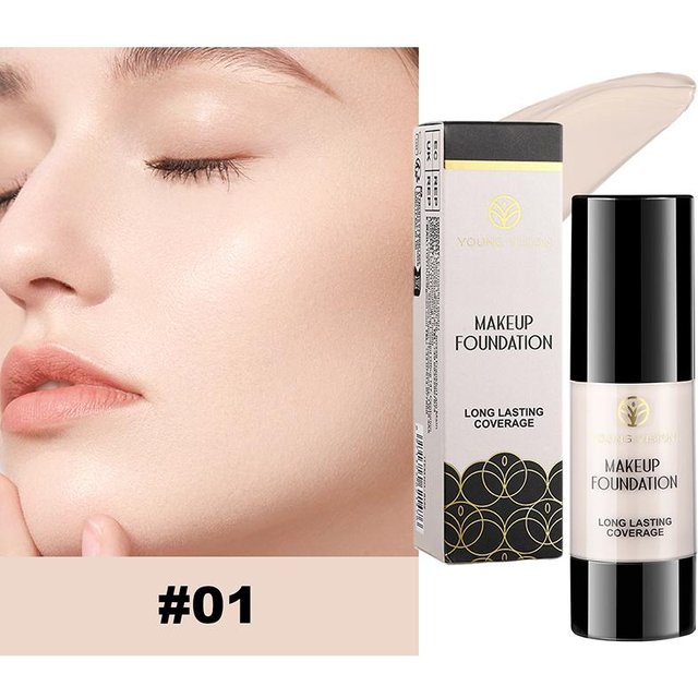 Weiße Flüssigfoundation Cosplay Gesicht Make-up Basis Langanhaltend Wasserdicht Hohe Deckkraft Abdeckstift Foundation Make-up für Frauen 1