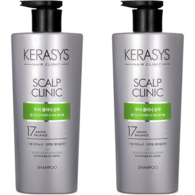 Kerasys Scalp Clinic Protein Erfrischendes Haarshampoo 750ml (2er-Pack) 750ml (Pack of 2)