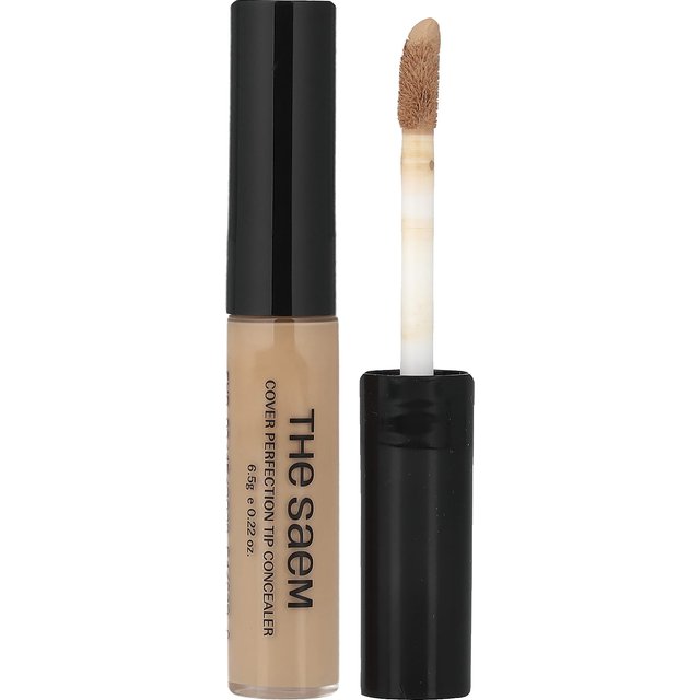 The Saem, Cover Perfection Tip Concealer, Contour Beige, 6,5 g (0,22 Unzen)
