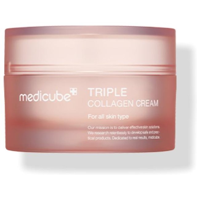 Crème Liftante Triple Collagène Medicube 4.0 Crème Visage Raffermissante Hydratante 50ml 1 Pack (50ml) white