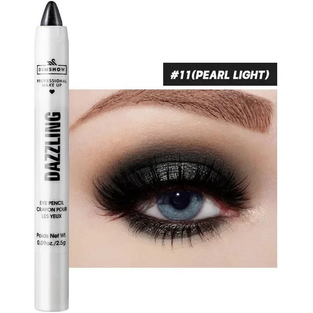 Crayon à paupières surligneur imperméable à paillettes mat nude fard à paupières couché ver à soie maquillage pigment cosmétiques stylo eyeliner blanc black