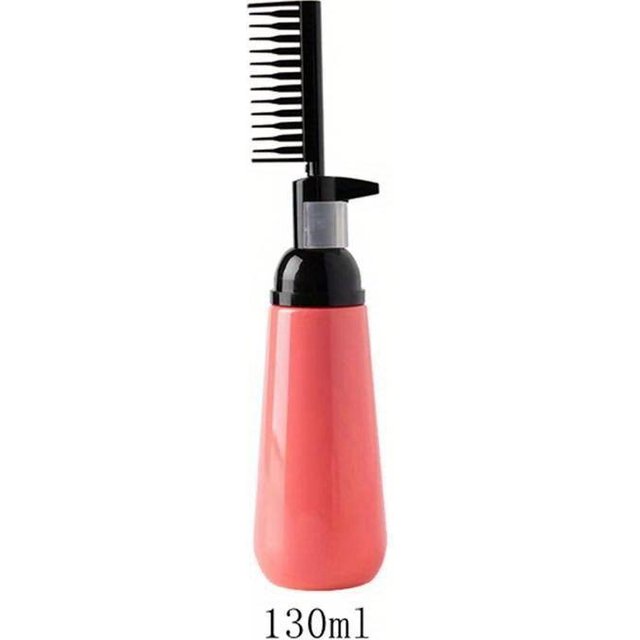 1 Pièce Peigne Coloration Cheveux Bouteille Vide Teinture Cheveux Avec Brosse Applicateur Bouteille Applicateur Shampooing Outil de Coiffure Coloration Cheveux Distributeur 130ml black