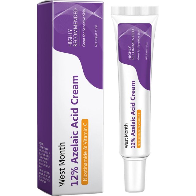 Azelainsäure Reparierende Gesichtscreme Sanfte Reparatur- und Reinigungsgesichtscreme 20g purple