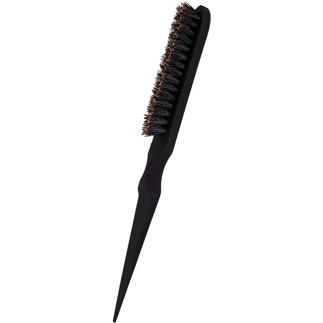 Toupieren Backcombing Salonbürste Lang und Kurz Abend Make-up Entwirrbürste (Schwarz) schwarz