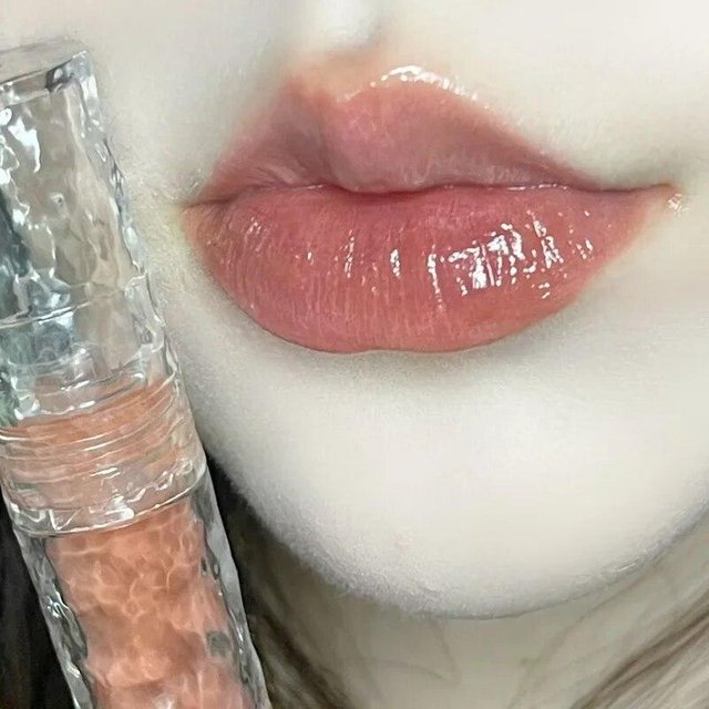 Wasser Licht Nude Braun Lipgloss Dauerhaft Wasserdicht Spiegel Glas Tee Rot Lippenstift Nicht Einfach Zu Verblassen Lip Glasur Lippen Make-Up Kosmetik brown