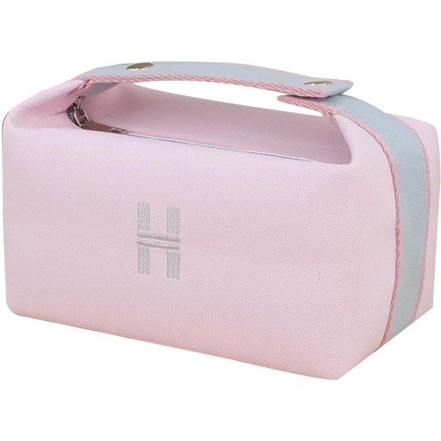 Kulturbeutel, große Kapazität, Aufbewahrungstasche, Kosmetik, Damen, Reise-Organizer, tragbare Make-up-Taschen rosa