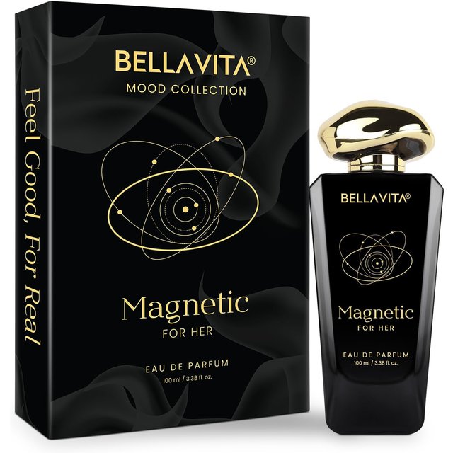 Bellavita Parfum Magnétique EDP 100ml Pour Hommes et Femmes Parfum de Luxe Longue Durée Avec Cerise Jasmin Rose Parfum Floral Sucré