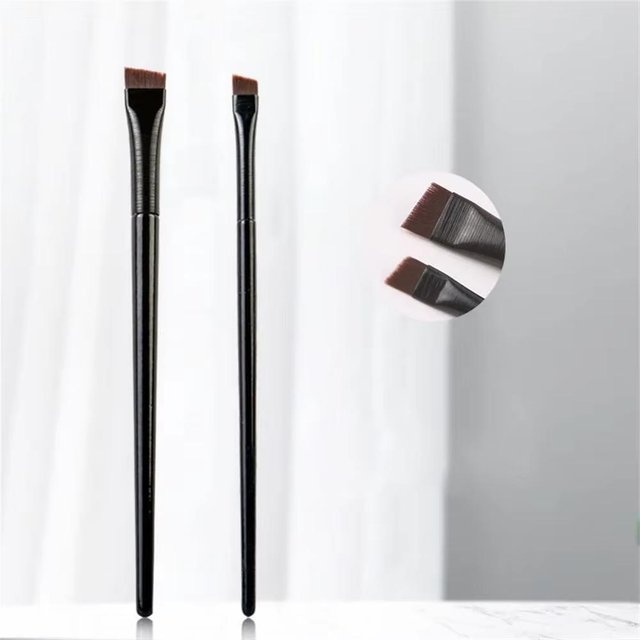 5 Pcs Pinceaux de Maquillage Contour Sourcils Pinceau Sourcil Eyeliner Professionnel Super Fin Anglé Liner Pinceau Yeux Outils de Maquillage
