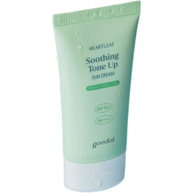 Goodal Herzblatt Beruhigende Grüne Ton-Up Sonnencreme SPF50+ PA++++ (50 ml) white