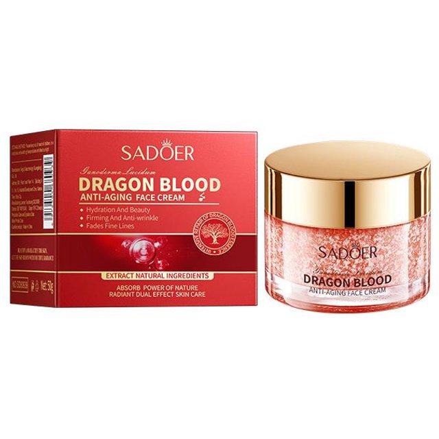 Drachenblut Retinol Gesichtscreme Feuchtigkeitsspendend Straffend Verjüngende Gesichtsessenz Verbessert Trockene und Raue Hautpflege 50g red
