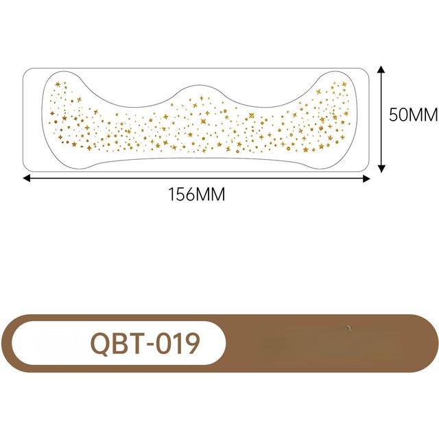 1 Stück gefälschte Sommersprossen-Aufkleber für Frauen, wasserdicht, goldener Glitzer, temporäre Tattoos für Gesicht, Make-up, Urlaub, Musikparty QBT-019 white