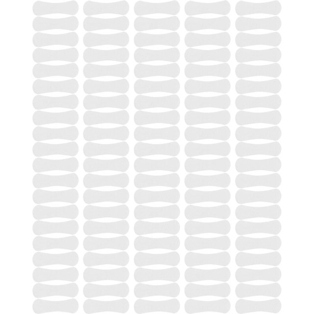 100PCS Bande Adhésive Visage Lifting Invisible Atténuer les Ridules Lisser Raffermir Étanche Bande de Lifting Facial Invisible pour Double Menton white
