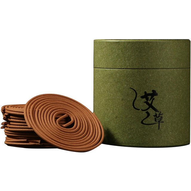 Encens en bobine Parfum relaxant pour le corps Encens longue durée pour la maison Spa Salle de yoga Temples Églises brown