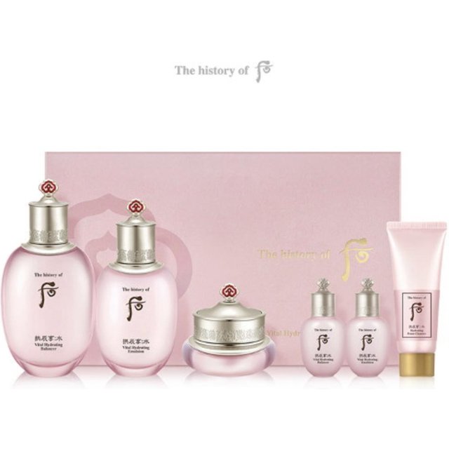 The History Of Whoo Gongjinhyang Soo Spezial 3er Set (Balancer+Emulsion+Creme+Foam Cleanser) white