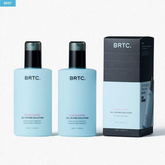 BRTC BRTC Power Homme Cosmetics Herren All-in-One, 200ml, 2 Stk. gray