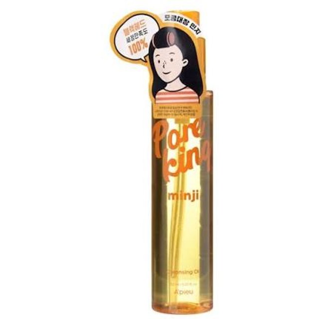 A'PIEU Mineralischer Lippen- und Augen-Make-up-Entferner(Aquamarin)(Großes Volumen) 250 ml beige