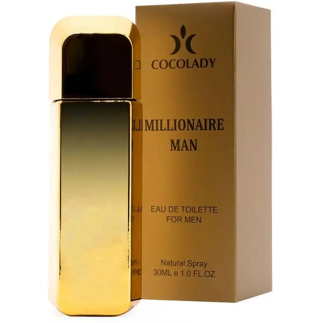 MILLIONAIRE MAN INTENSE Eau de toilette per uomo, Cocolady 30ml + 30ml + 30 ml