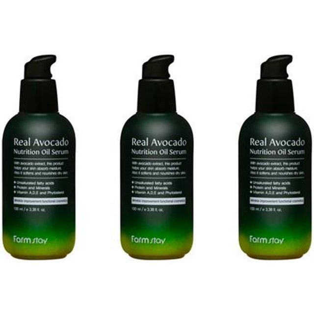 Revitalisierendes Gesichtsserum mit Avocadoöl 100 ml #3pcs