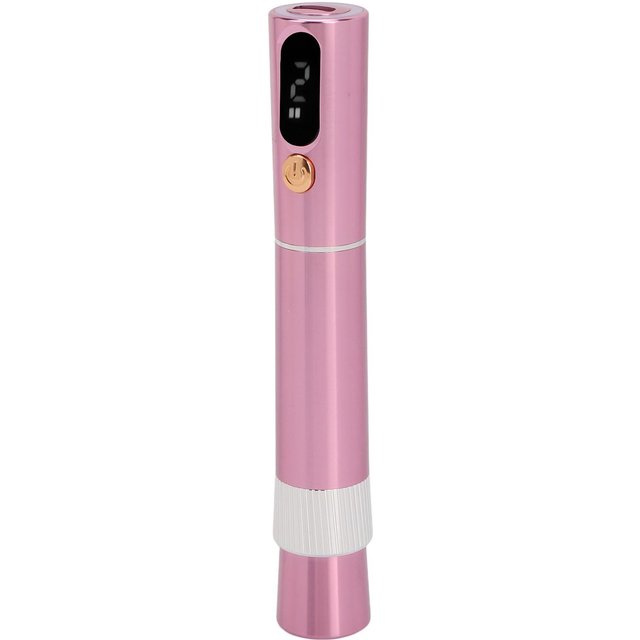 Machine à tatouage pour sourcils, eyeliner et lèvres, batterie 600 mAh, moteur sans noyau, rechargeable sans fil US Plug pink