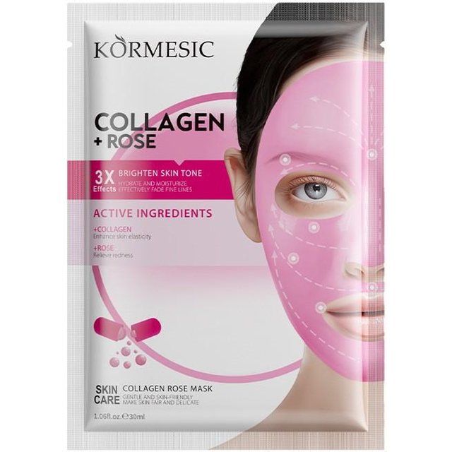 Kollagen Anti-Falten Gesichtsmaske Anti-Aging Feine Linien mildern Straffe Haut Feuchtigkeitsspendend Aufhellend Hautpflege Koreanische Kosmetik