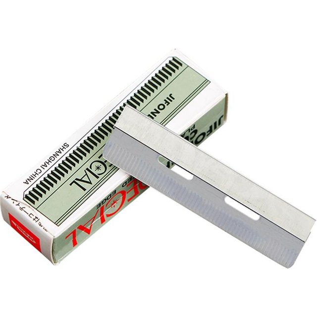 10 Stück Damen Make-up Augenbrauenklinge Trimmer Rasierer Haarentferner Rasiermesser white