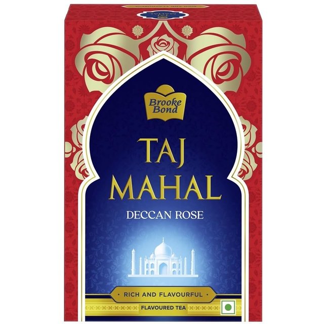 Taj Mahal Thé Rose Deccan Paquet 500 g Mélange Premium Parfumé Rose et Cardamome Chai Pour un Arôme Riche et un Goût Luxueux blue