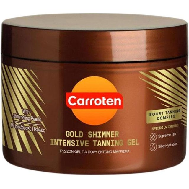 Natürliches Karotten-Bräunungsbeschleuniger-Gel, Langanhaltender Selbstbräuner Bronzer Pflegende Hautpflege für Gesicht & Körper braun