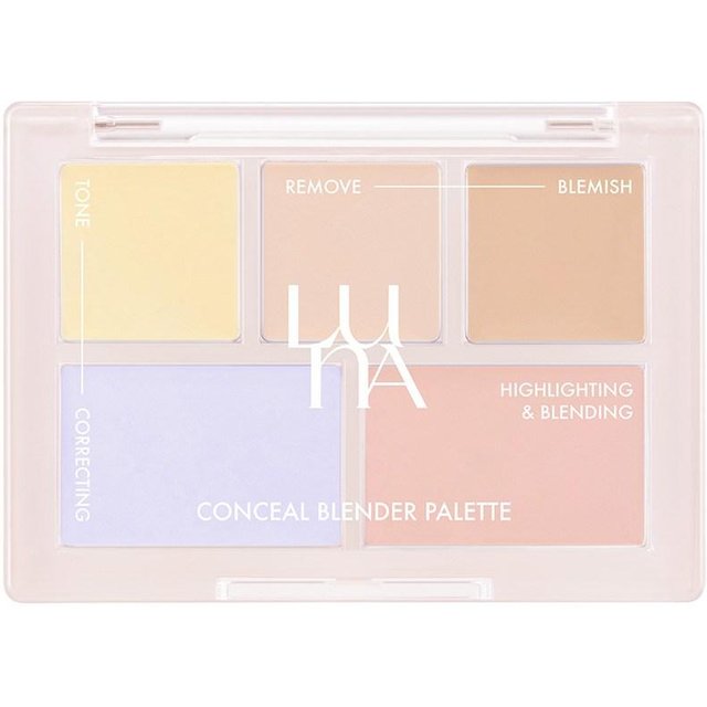 Luna Concealer Blender Palette 6g, Nein. 2 Pure Cover, 1 Stück beige