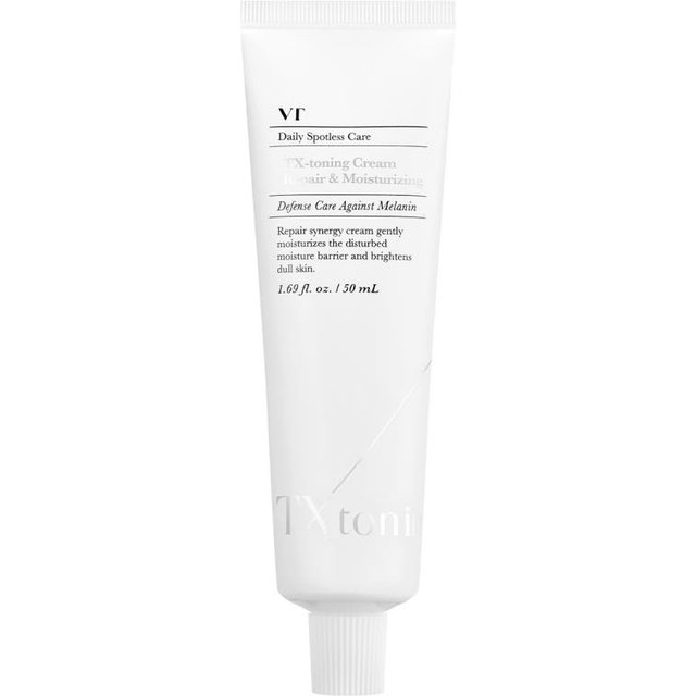 VT Cosmetics TX-Toning Cream 50ml Acide Tranexamique Niacinamide Glutathion Céramide Crème Éclaircissante Taches Pigmentaires