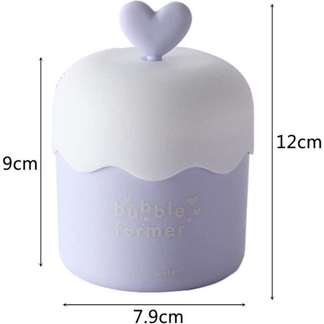 Mousseur à Bulles Nettoyant Mousseur Tasse Mousseuse Nettoyant Facial Outils Mignons de Soin de la Peau rose