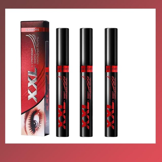 3D Mascara Wasserfest Extra Volumen Langanhaltend Hyper-Schwung Verlängernd Wimpern Nicht verschmierend Wimpern Schwarze Mascara Make-up black
