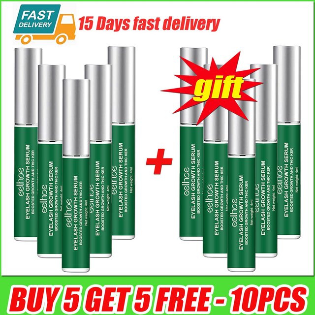 Schnelles Wimpernwachstumsserum 7 Tage Natürlicher Wimpernverstärker Längere Vollere Dickere Geschwungene Wimpernbehandlung Augenpflegeprodukte Make-up